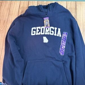 NWT Georgia Men's Navy State of Mind Hoodie XXL